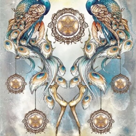 Lorenzi Tarot 78 card tarot 100 page color guidebook 78-card tarot deck CAT-atud - Picture 4 of 12